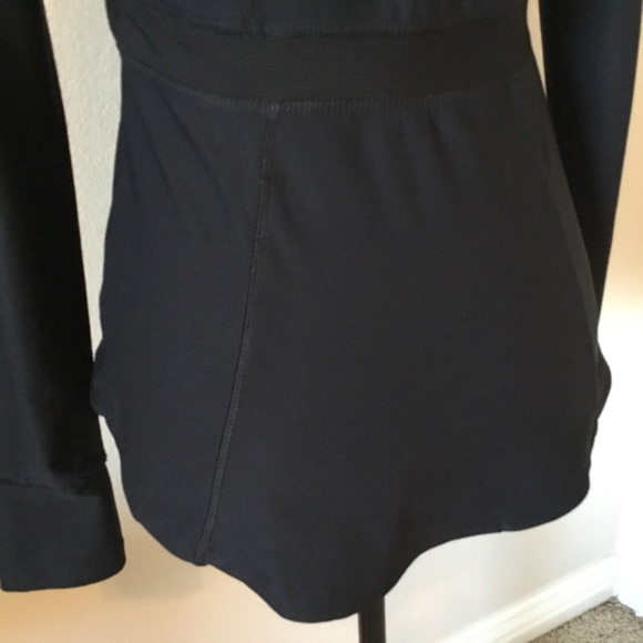 Apana Peplum Activewear Black Jacket - Picture 9 of 12
